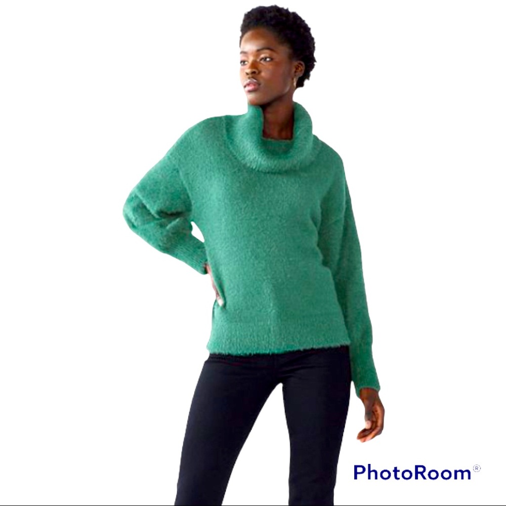 Casual Corner Long Sleeve Turtleneck Sweater.